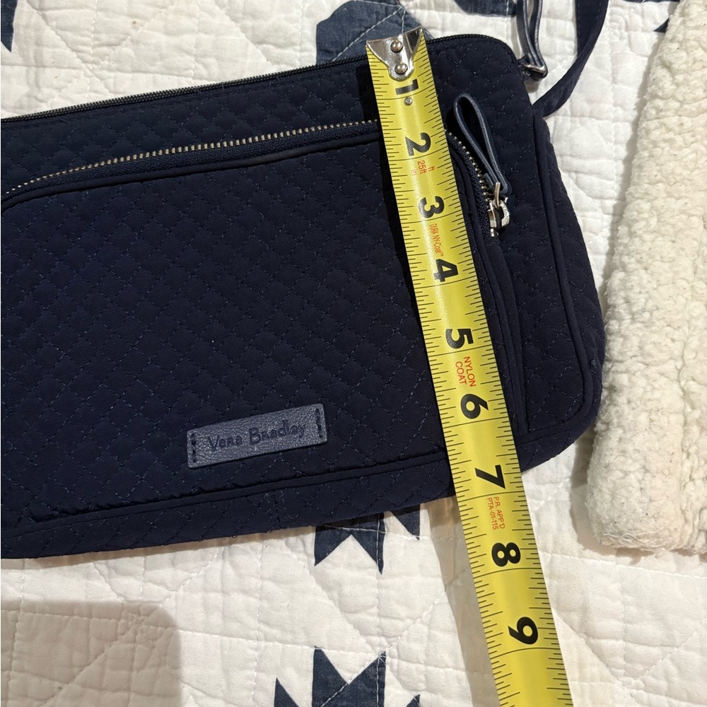 Vera Bradley Navy Quilted Crossbody Bag - Picture 7 of 7
